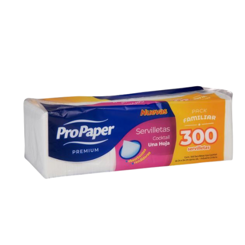 SERVILLETA COCKTAIL PROPAPER (12X300)