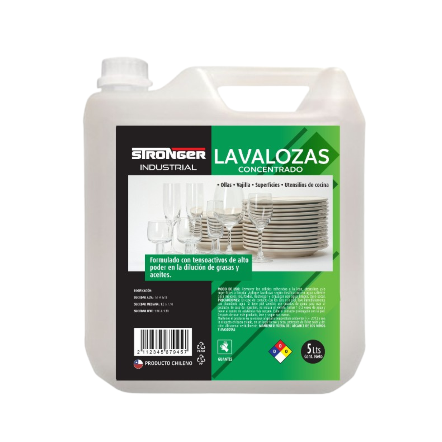 LAVALOZAS INDUSTRIAL 5 LT