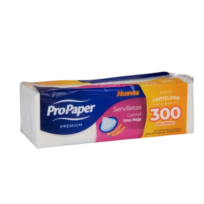 SERVILLETA COCKTAIL PROPAPER (12X300)