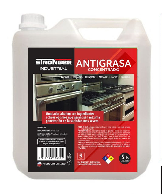 DESENGRASANTE INDUSTRIAL 5 LT