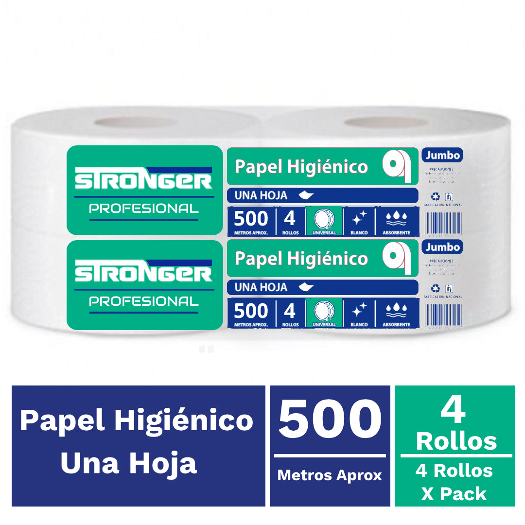 Papel Higiénico H/S 4X500 Mt