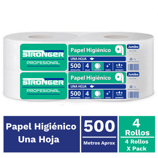 PAPEL HIGIÉNICO 4X500 MTS